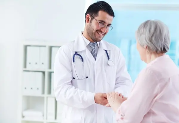 UrgentMed clinician reviewing results with a patient