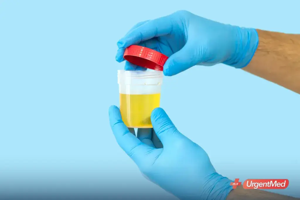 Urine sample cup for drug and alcohol testing