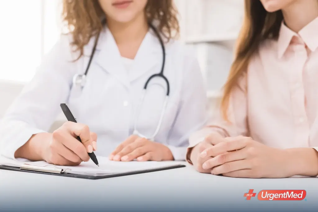 Weight-loss consultation with a provider
